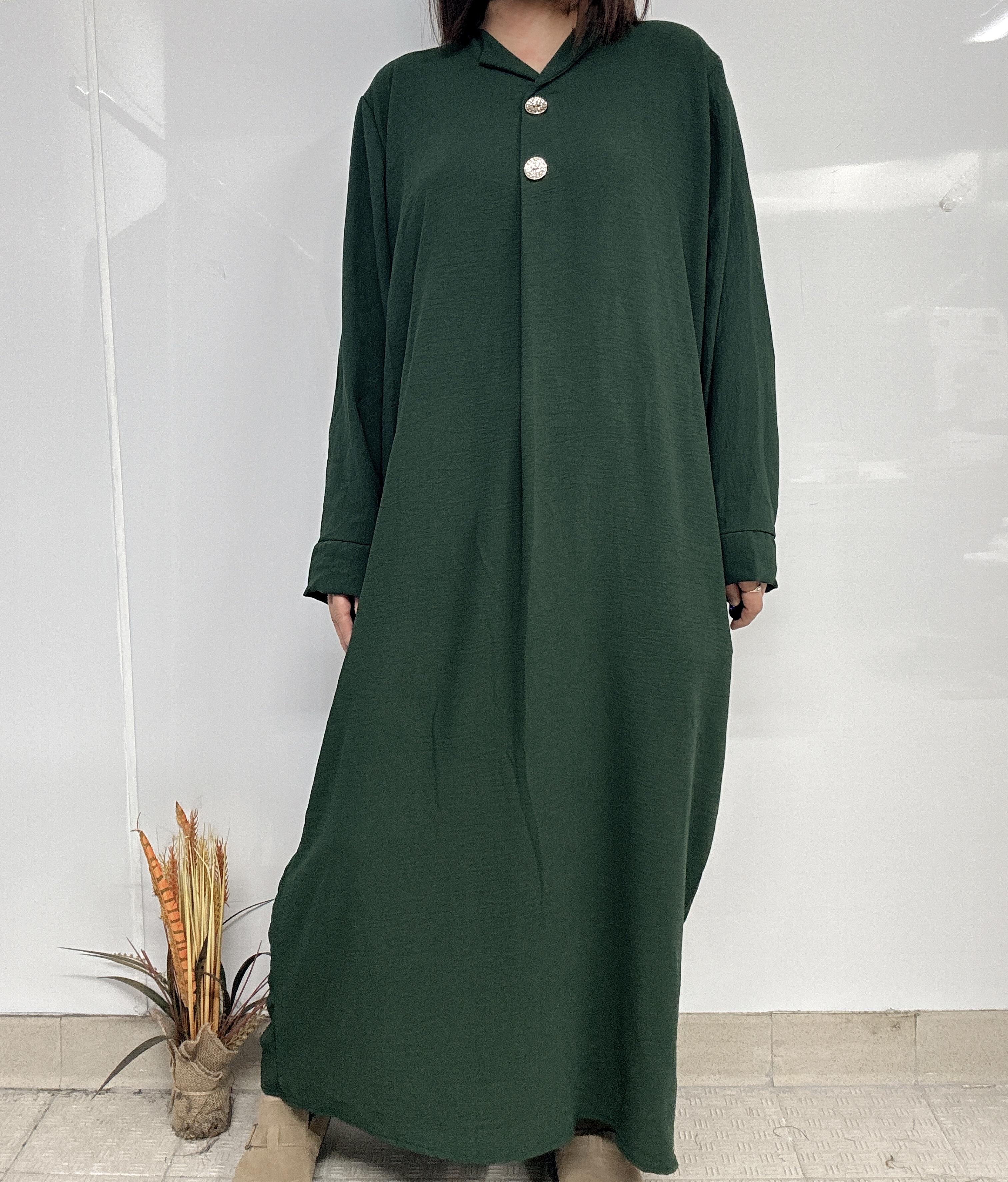 Abaya Femme Vert sapin imod IM612 #c Efashion Paris