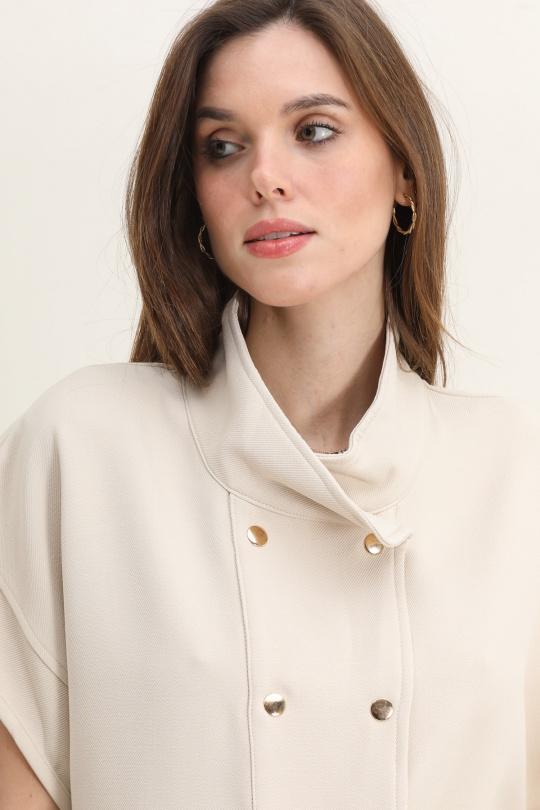 Vestes  Femme Beige Cherry Paris IJ24001 Efashion Paris