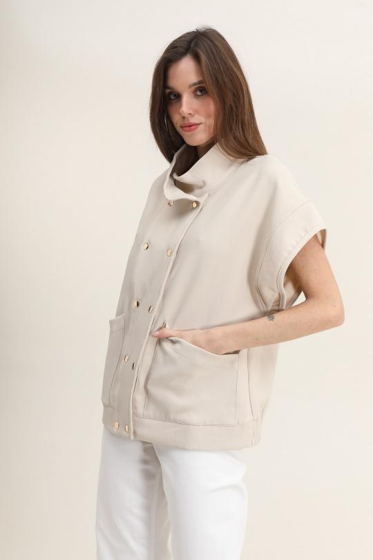 Vestes  Femme Beige Cherry Paris IJ24001 Efashion Paris