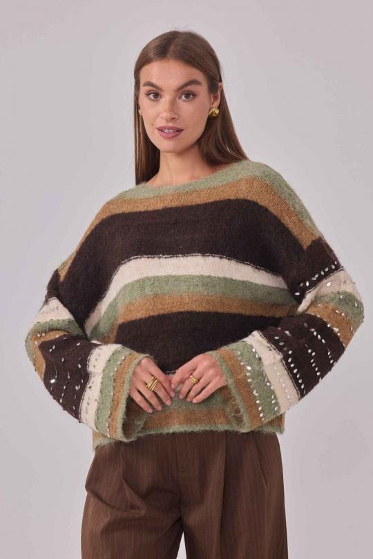 Pulls Femme Chocolat Cherry Paris IH25751 Efashion Paris