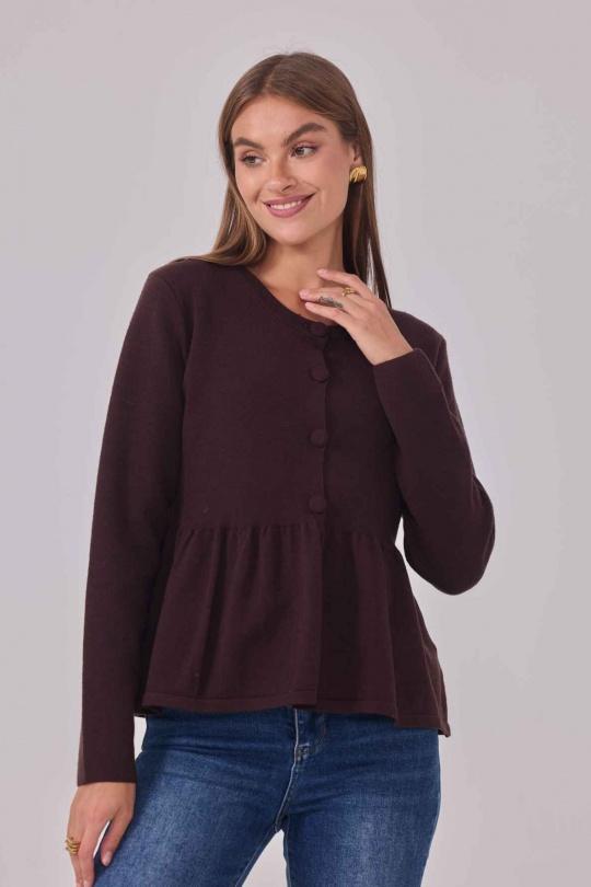 Cárdigans Mujer Chocolate Cherry Paris IY25721 Efashion Paris