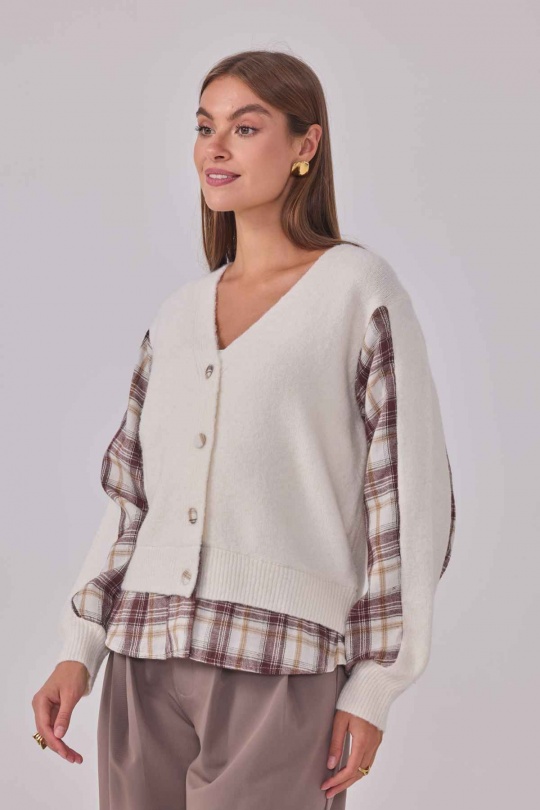 Gilets Femme Ecru Cherry Paris IY25728 Efashion Paris