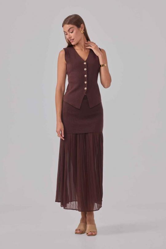 Conjuntos Mujer Chocolate Cherry Paris IA25711 Efashion Paris