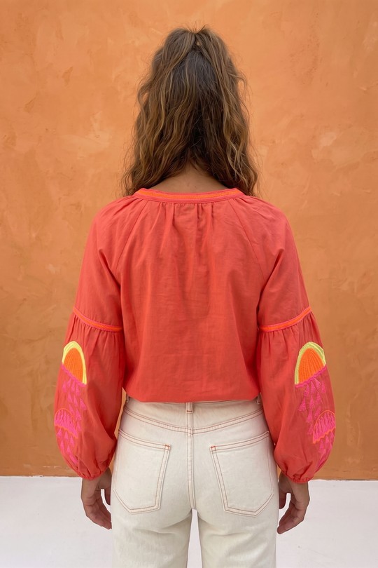 Blouses Femme Blanc Cherry Paris IXJ26113 Efashion Paris