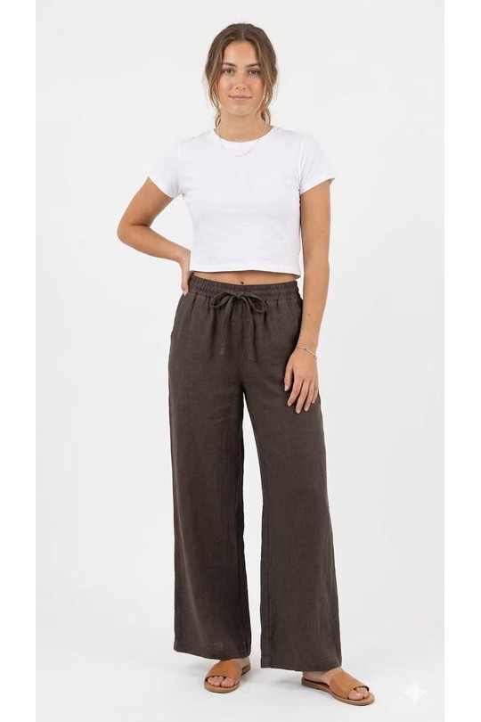 Trousers Women White New sensation  00498 Efashion Paris