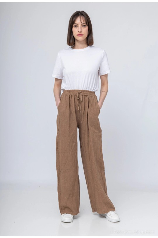 Trousers Women White New sensation  00498 Efashion Paris