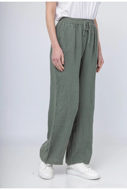 Trousers Women White New sensation  00498 Efashion Paris