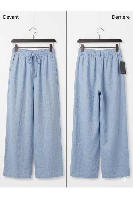 Trousers Women White New sensation  00498 Efashion Paris