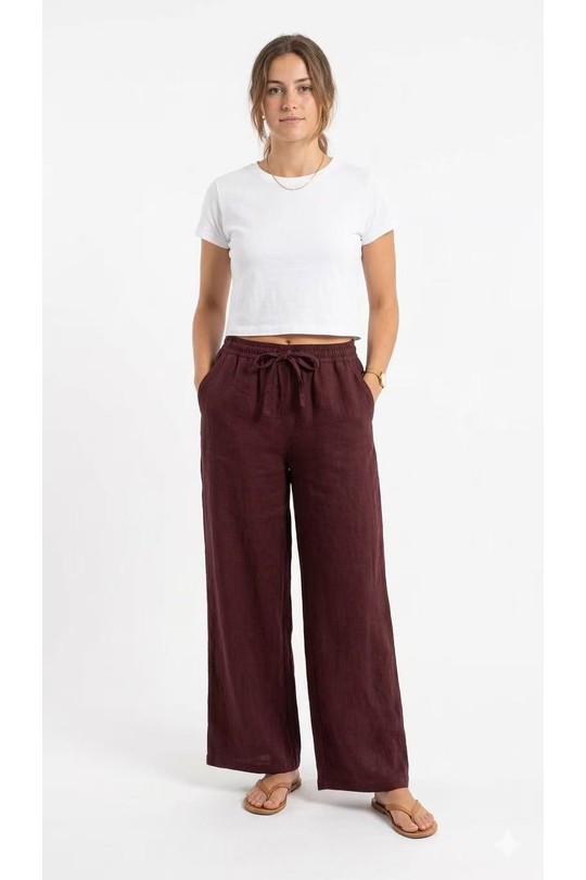 Trousers Women White New sensation  00498 Efashion Paris