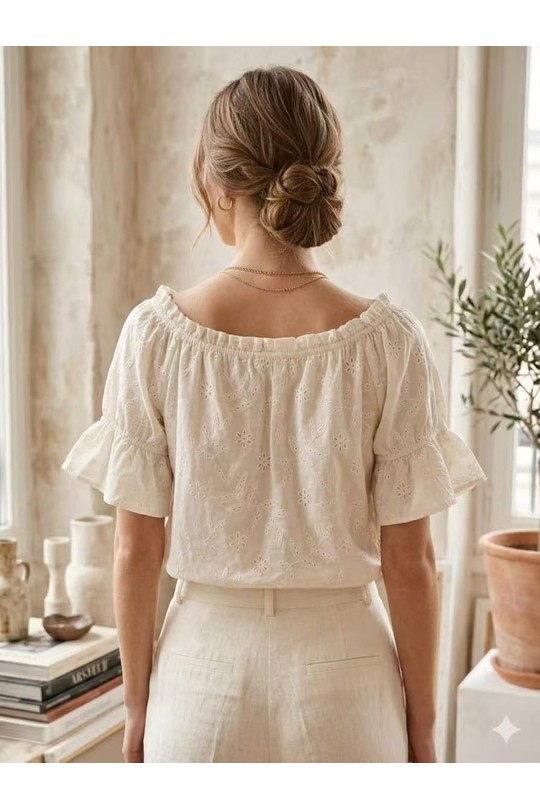 Blouses Femme Blanc New sensation  B268099 Efashion Paris