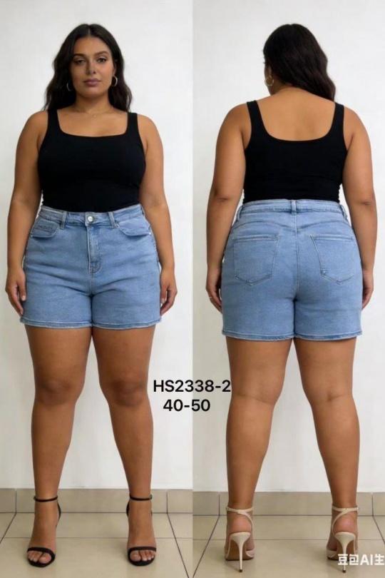 Shorts Femme Bleu clair La Belle HS2338-2 Efashion Paris