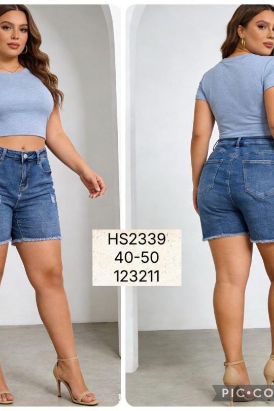 Shorts Femme Bleu clair La Belle HS2339 Efashion Paris