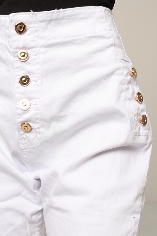 Jeans Femme Blanc La Belle H837-1 Efashion Paris