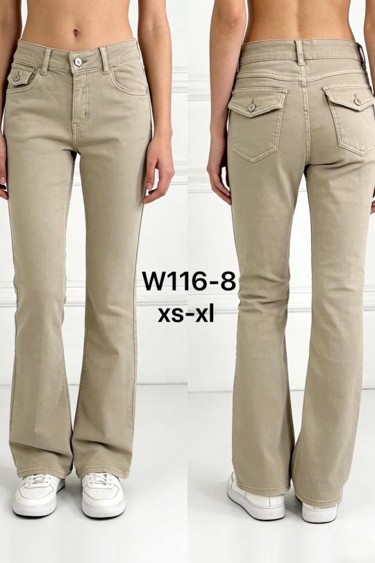 Pantalones Mujer Taupe La Belle W116-8 Efashion Paris