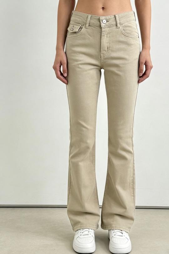 Pantalones Mujer Taupe La Belle W116-8 Efashion Paris