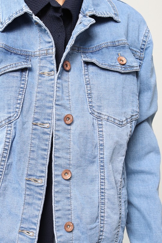Vestes Femme Bleu jean La Belle H3350-3 Efashion Paris