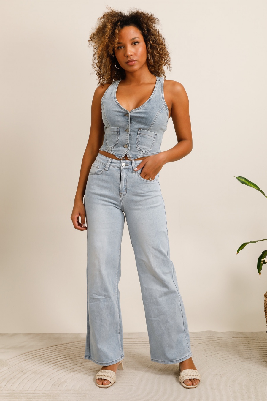 Vaqueros Mujer Blue La Belle 981 #c Efashion Paris