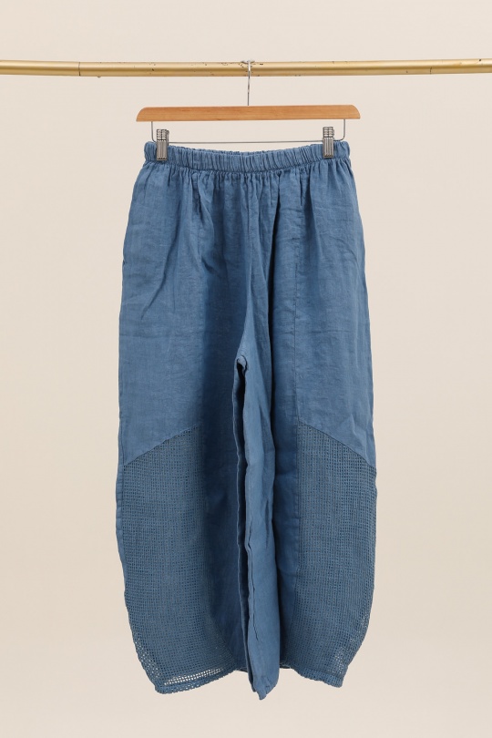 Trousers Women Jean blue Lea & Luc 10346 Efashion Paris