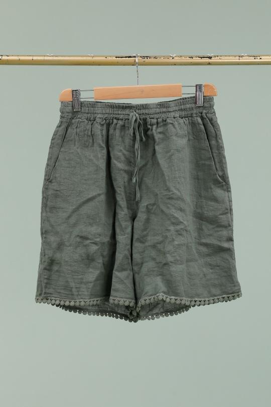 Shorts Donna Canard green Lea & Luc 85751 Efashion Paris