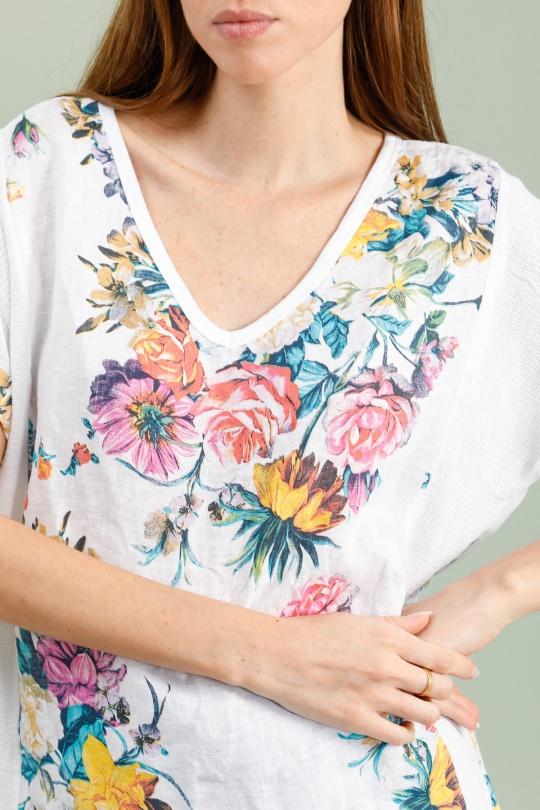 Camicette Donna White Lea & Luc 651/2 Efashion Paris