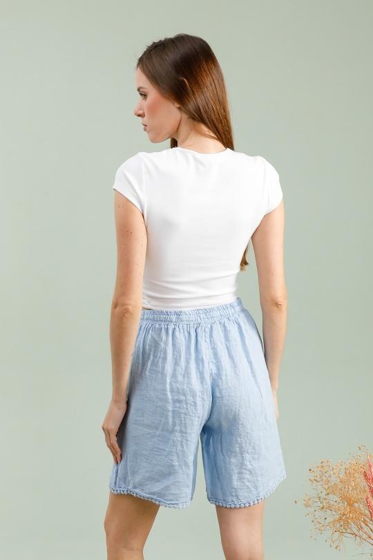 Shorts Donna Canard green Lea & Luc 85751 Efashion Paris