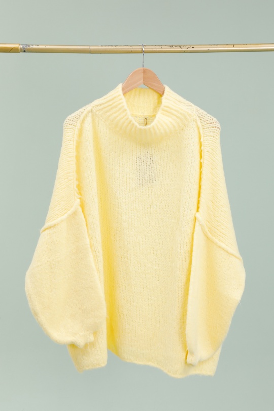Maglioni Donna Yellow Lea & Luc 10591 Efashion Paris