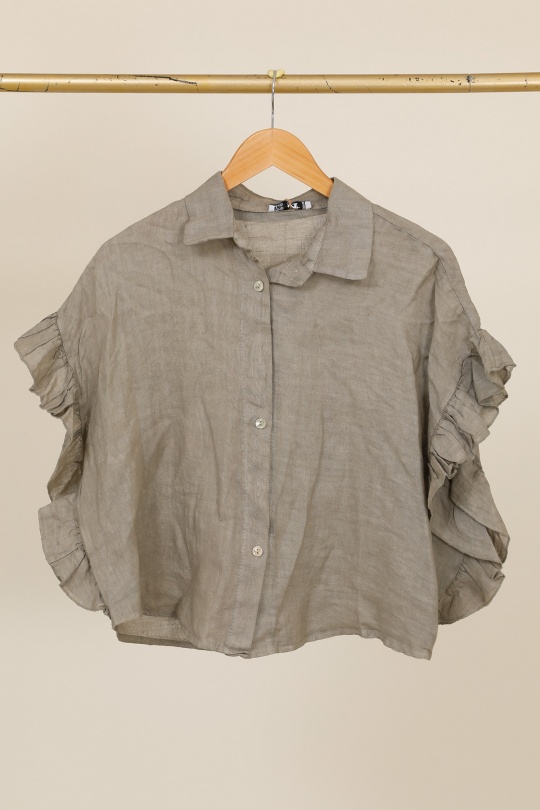 Camicie Donna Green Avocado Lea & Luc 20411 Efashion Paris