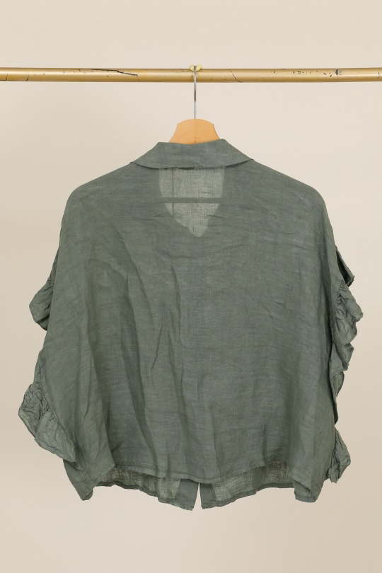 Camicie Donna Green Avocado Lea & Luc 20411 Efashion Paris