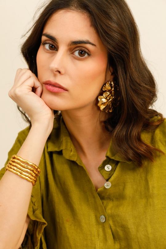 Camicie Donna Green Avocado Lea & Luc 20411 Efashion Paris