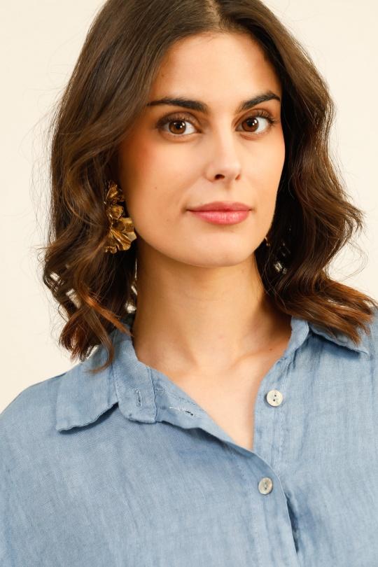 Camicie Donna Green Avocado Lea & Luc 20411 Efashion Paris