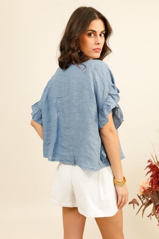 Camicie Donna Green Avocado Lea & Luc 20411 Efashion Paris