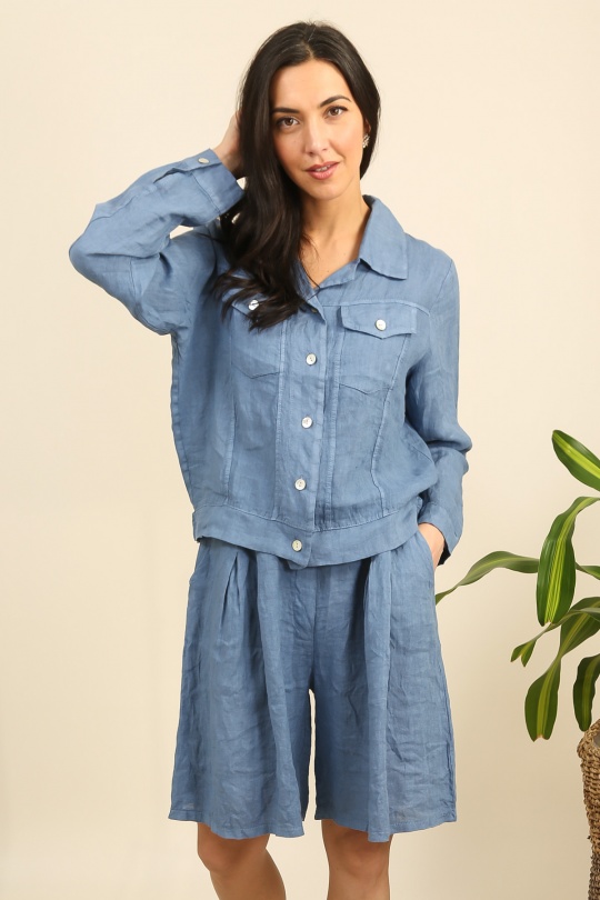 Shorts Donna Khaki Lea & Luc 7781 Efashion Paris