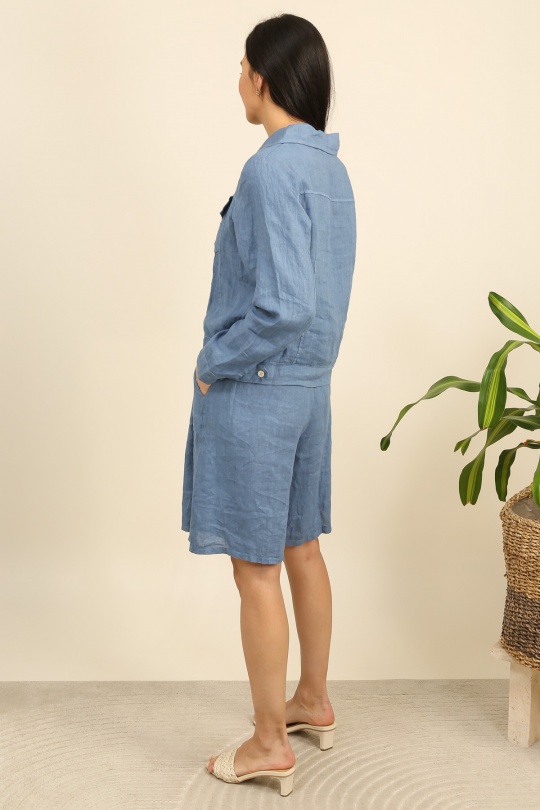 Shorts Donna Khaki Lea & Luc 7781 Efashion Paris