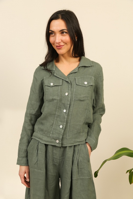 Camicie Donna Khaki Lea & Luc 3870 Efashion Paris