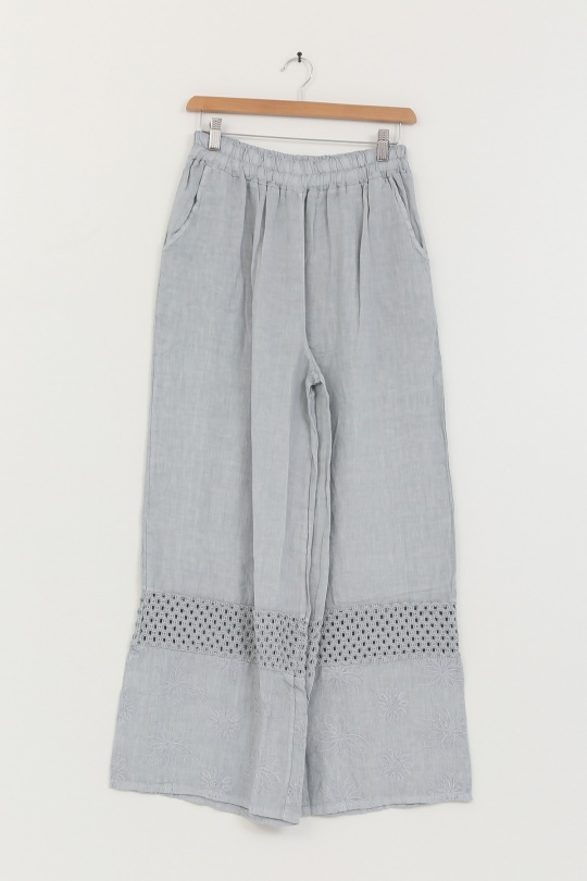 Pantaloni Donna Canard green Lea & Luc 5464 Efashion Paris