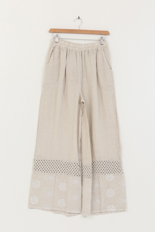 Pantaloni Donna Canard green Lea & Luc 5464 Efashion Paris