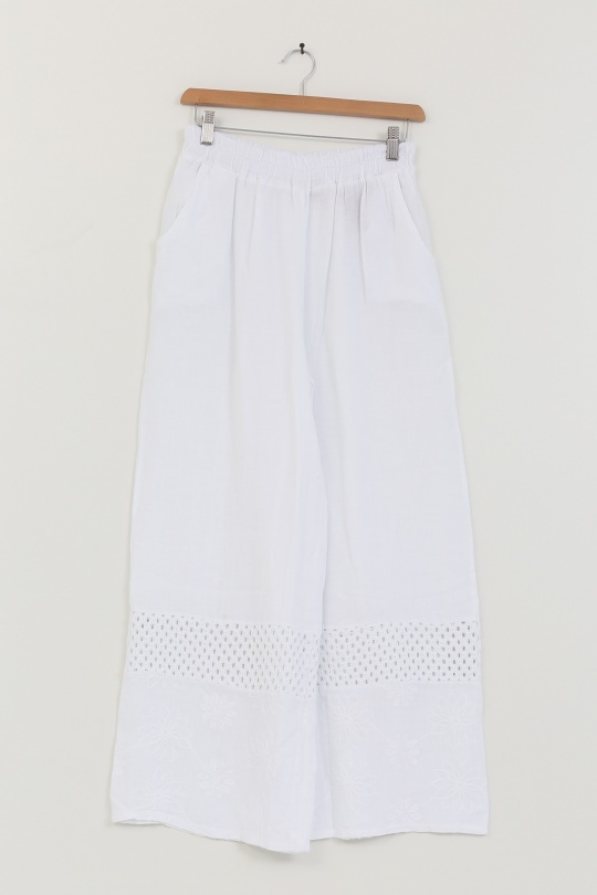 Pantaloni Donna Canard green Lea & Luc 5464 Efashion Paris