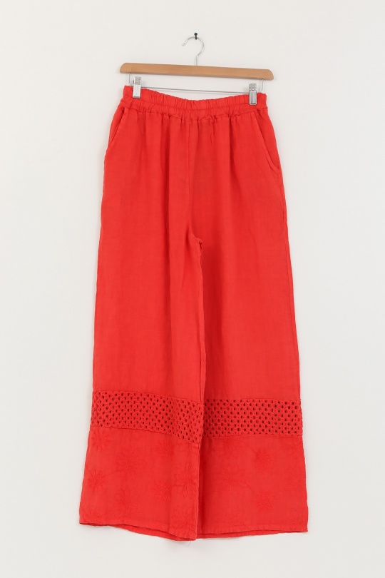 Pantaloni Donna Canard green Lea & Luc 5464 Efashion Paris