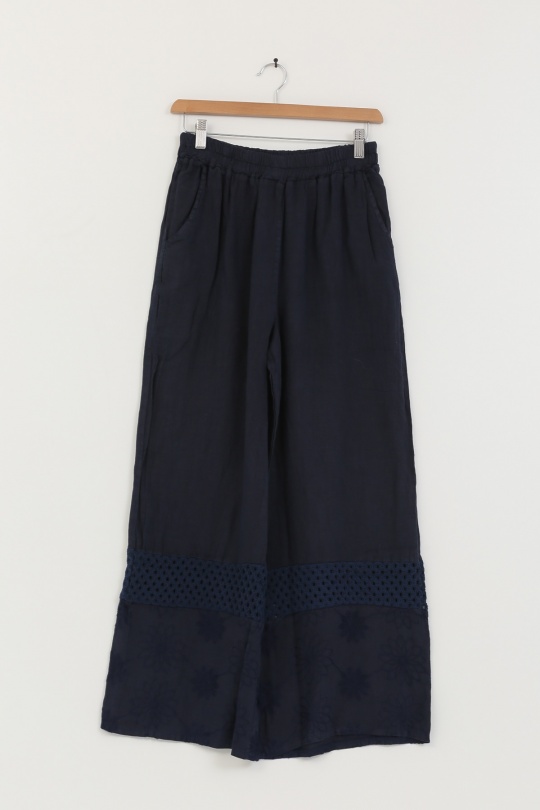 Pantaloni Donna Canard green Lea & Luc 5464 Efashion Paris