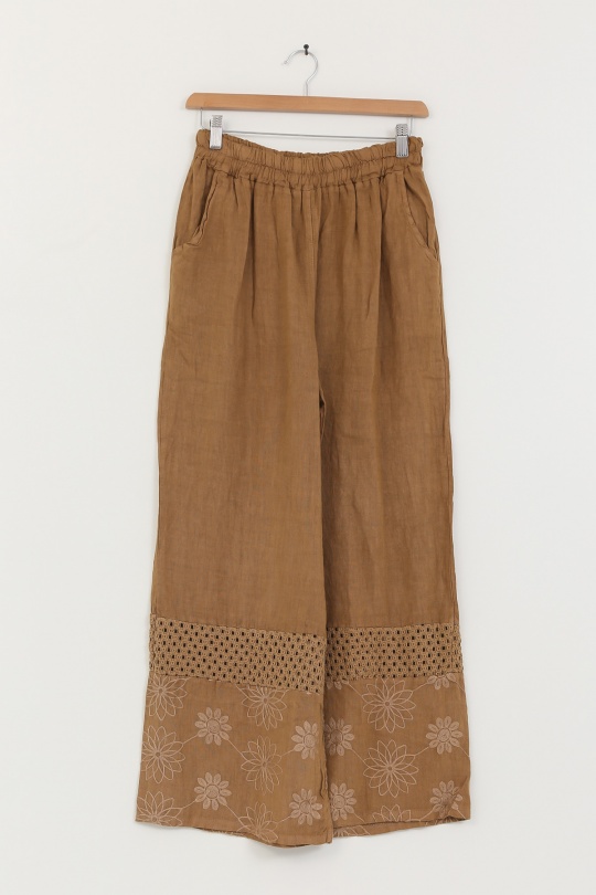 Pantaloni Donna Canard green Lea & Luc 5464 Efashion Paris