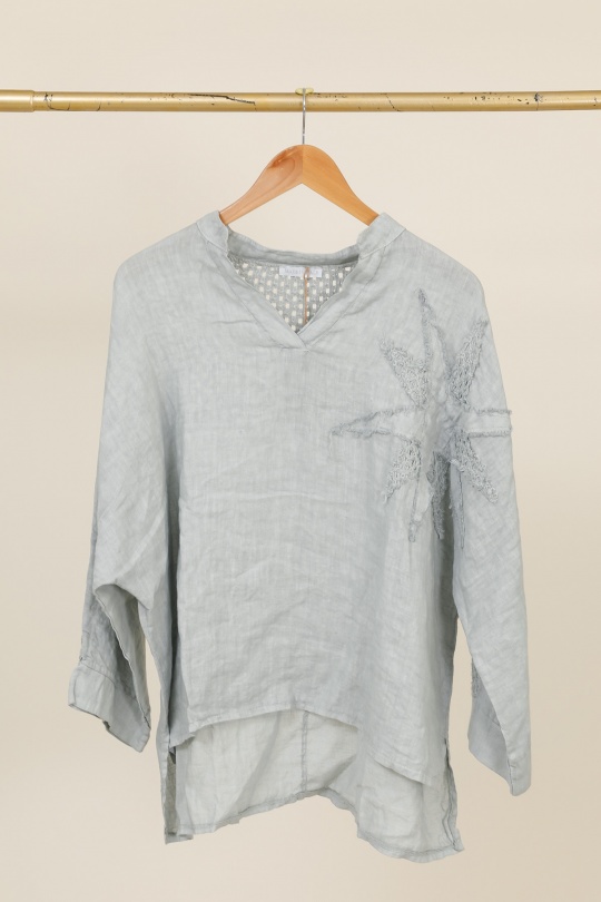 Camicette Donna Sky blue Lea & Luc 5458 Efashion Paris