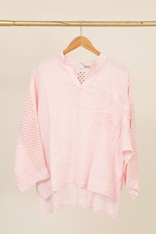 Camicette Donna Sky blue Lea & Luc 5458 Efashion Paris