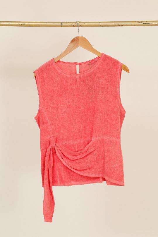 Top Donna Canard green Lea & Luc 5684 Efashion Paris