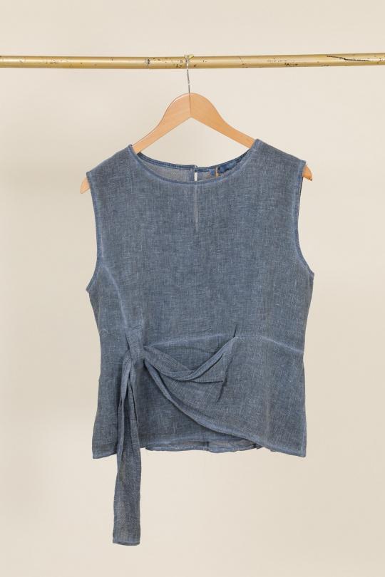 Top Donna Canard green Lea & Luc 5684 Efashion Paris