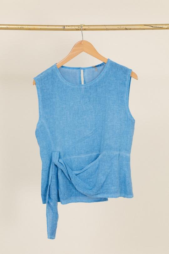 Top Donna Canard green Lea & Luc 5684 Efashion Paris