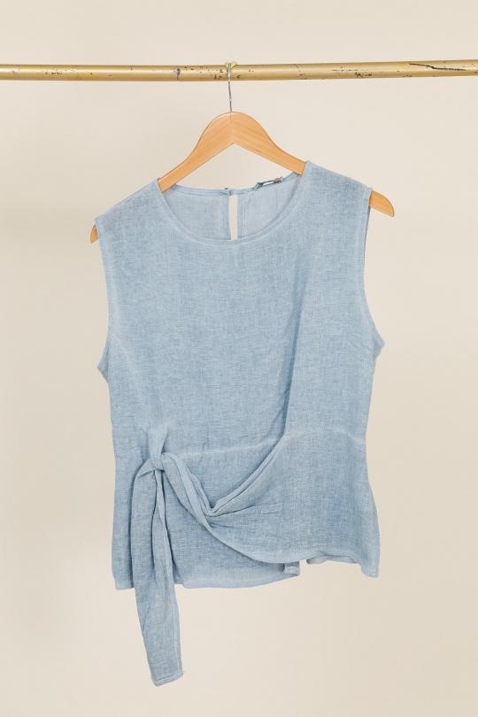 Top Donna Canard green Lea & Luc 5684 Efashion Paris