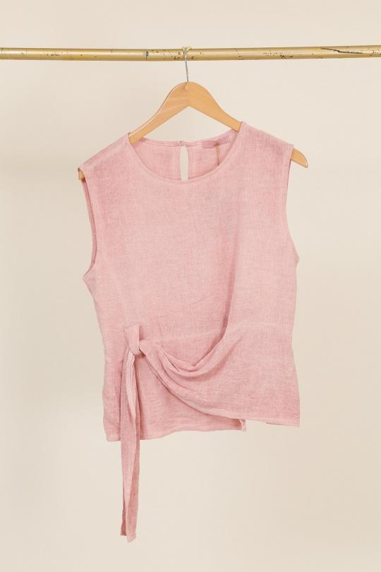 Top Donna Canard green Lea & Luc 5684 Efashion Paris