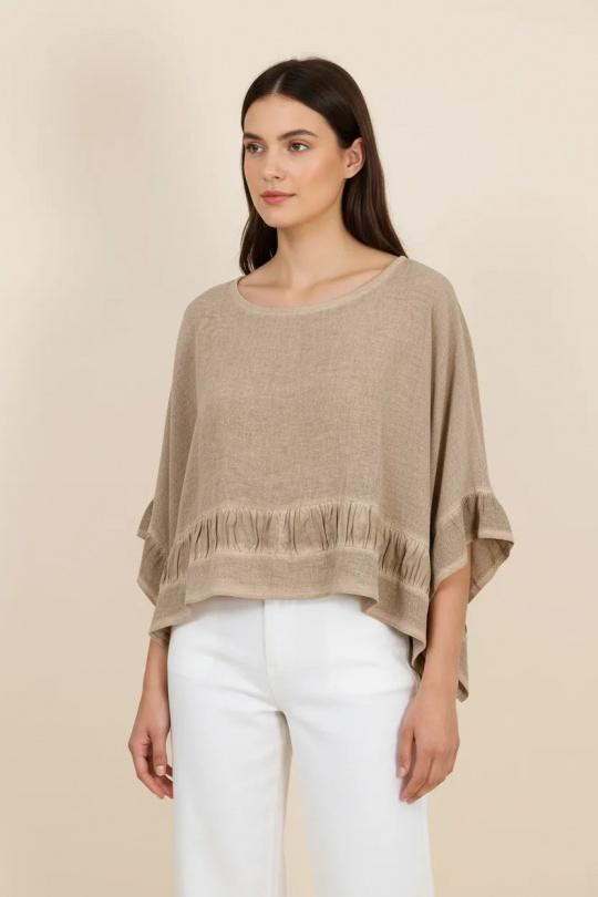 Camicette Donna Royale blue Lea & Luc 5708 Efashion Paris