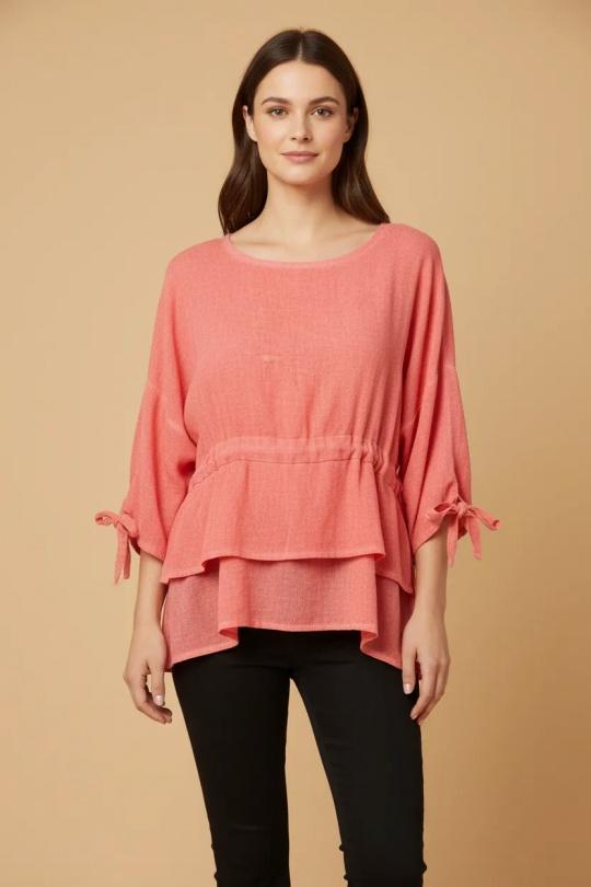 Camicette Donna Pink Lea & Luc 10612 Efashion Paris