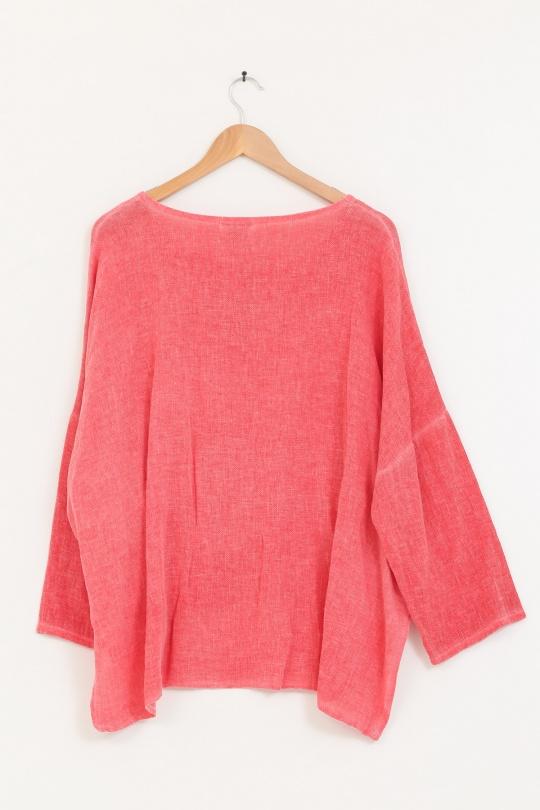 Camicette Donna Pink Lea & Luc 10612 Efashion Paris